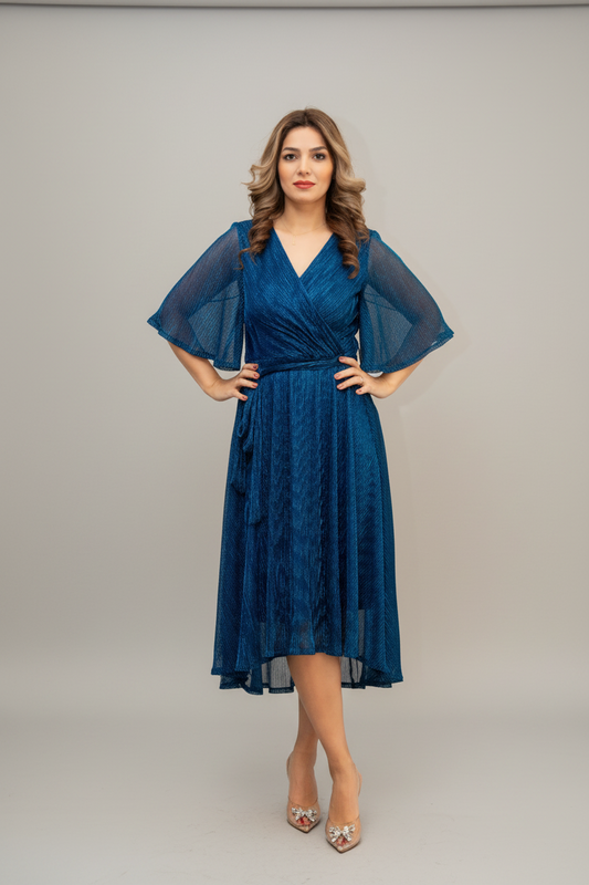 EM2233E Midi Sheer Sleeve