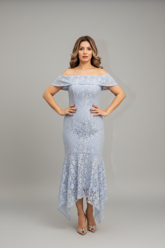 EM2242 High-low Midi Dress